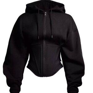 Women's Mugler x H&M Corseted Hoodie